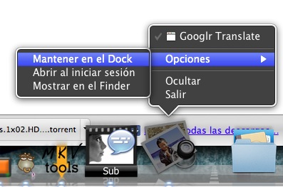 Añadiendo aplicaciones al dock