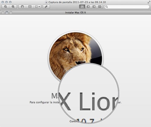 Lupa en Mac OS X