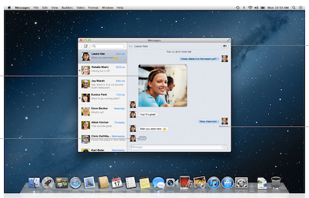 Mensajes para Mac OS X