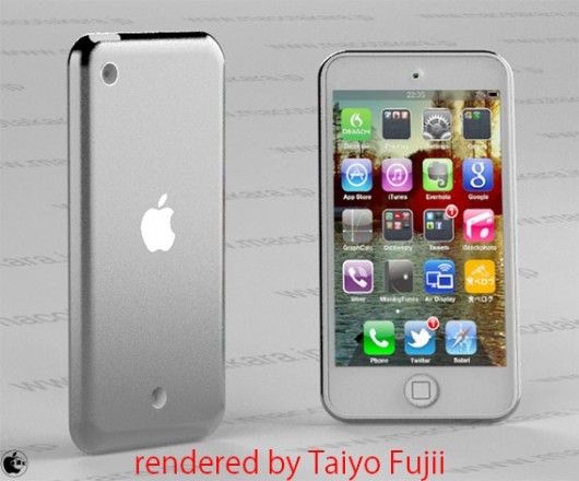 Esbozo de lo que podría ser el nuevo iPod Touch 5G