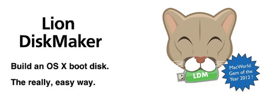 Lion Disk Maker es simple de usar