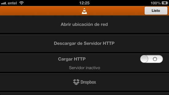 Conecta VLC con Dropbox