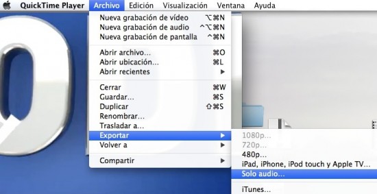 Exportar tu video en forma de archivo de audio