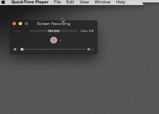 QuickTime Screen Recorder