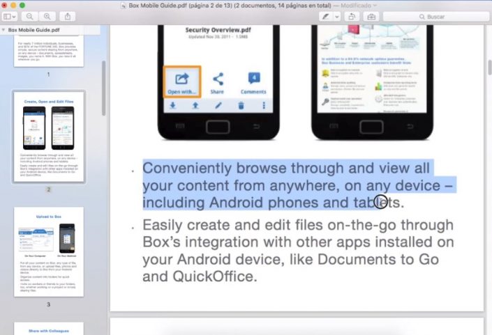 editar archivos PDF en Mac