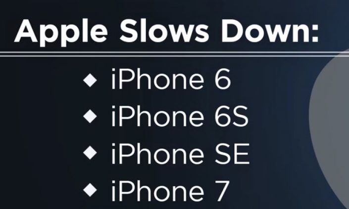 Apple está ralentizando los iPhone