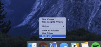 forzar el cierre de aplicaciones en Mac