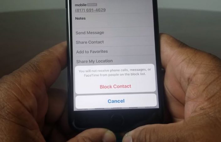 bloquear llamadas y videollamadas en iOS