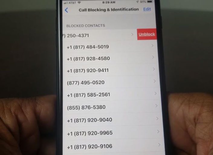 bloquear llamadas y videollamadas en iOS